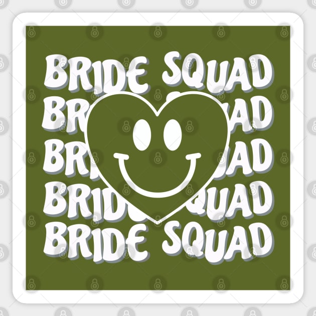 Bride Squad Sticker by Blended Designs